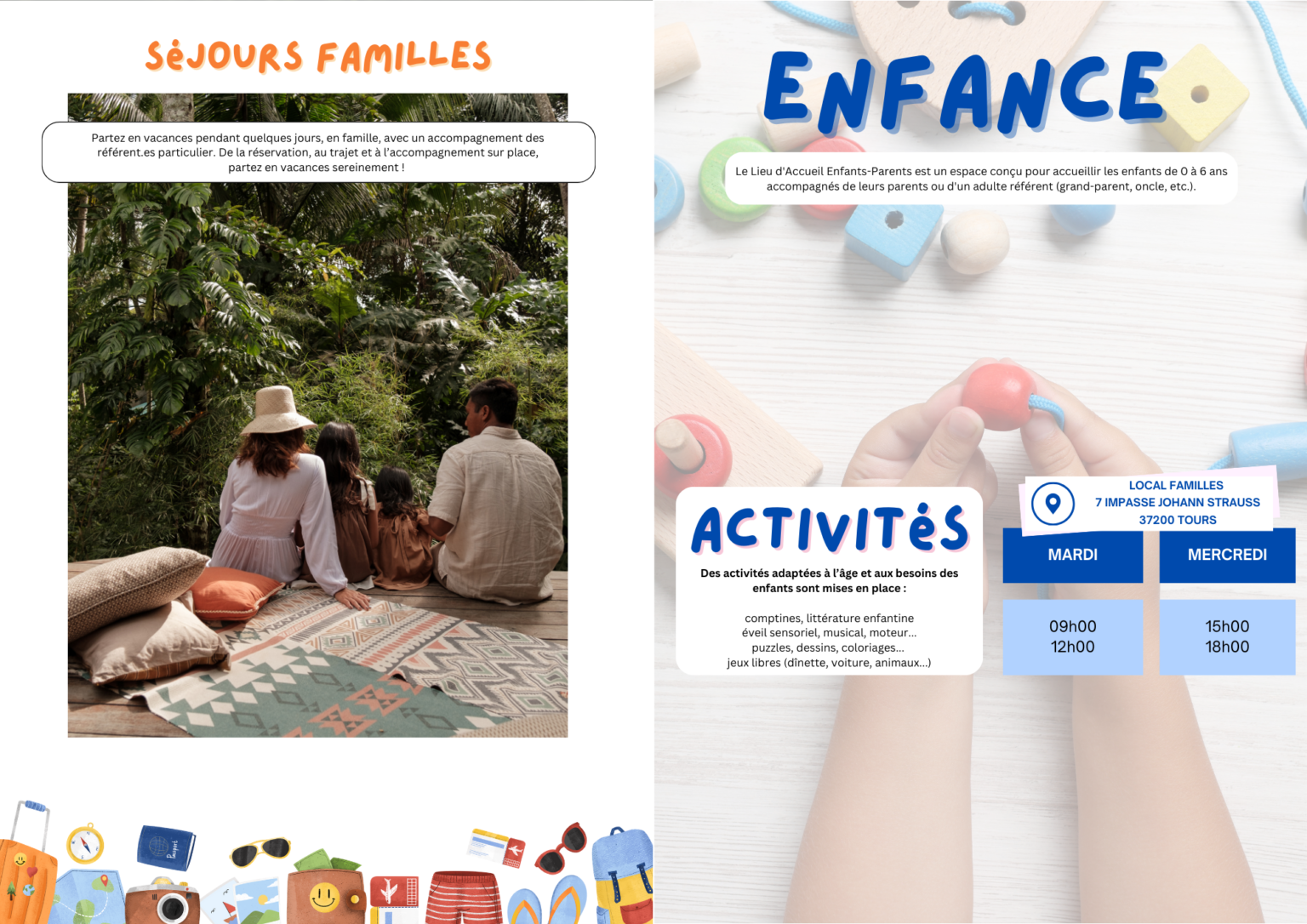 Centre social La Maison pour Tous – Quartier des Fontaines, Tours
